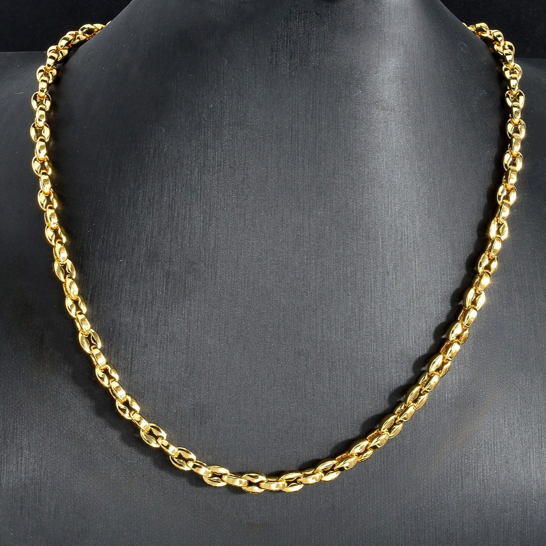 Nickel-Free Copper Golden Necklace, Versatile Design